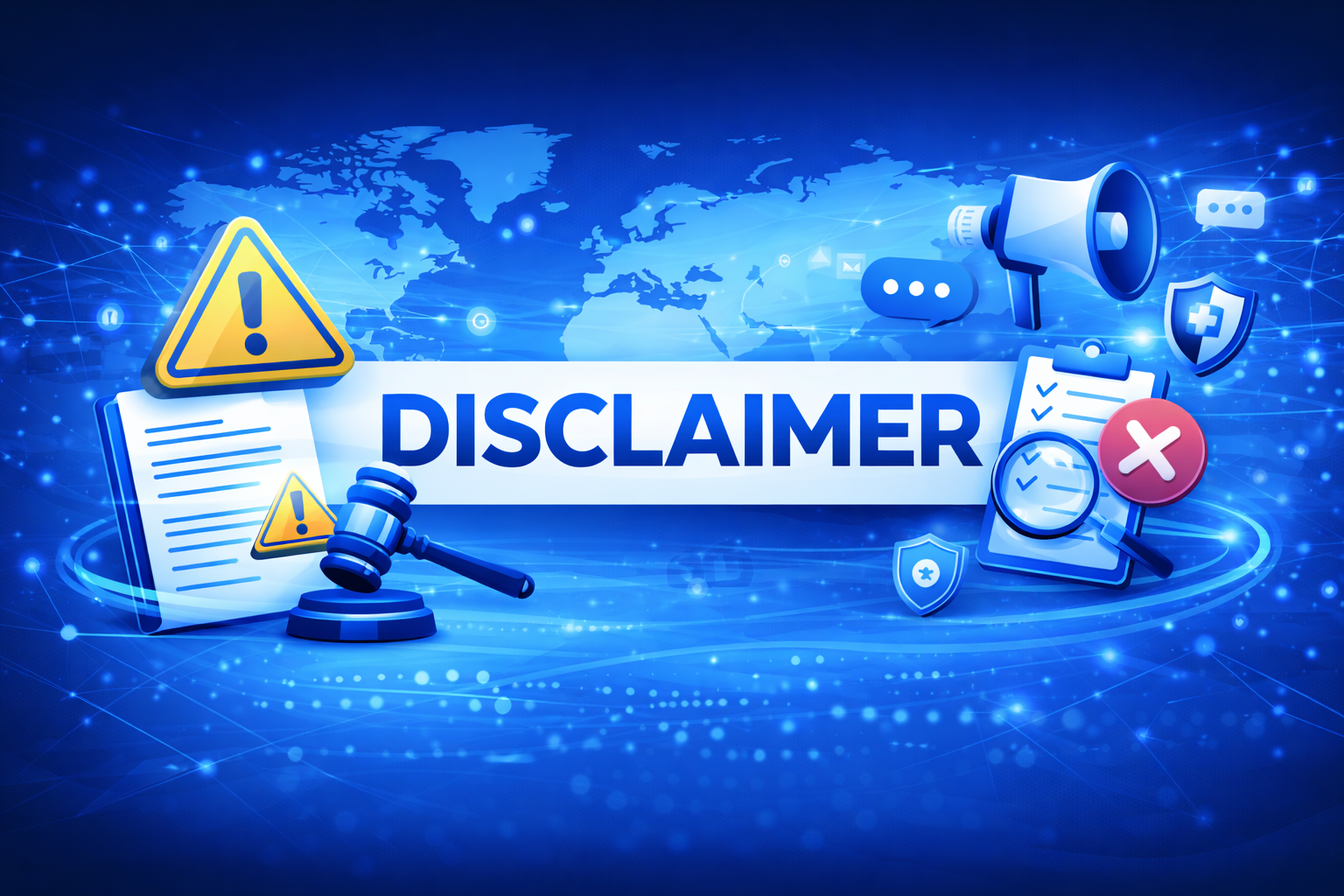 Disclaimer banner explaining content responsibility and legal notice on AOL News Online